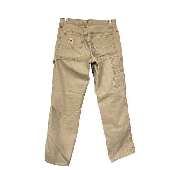 Lee Loose Fit Khaki Carpenter Pants 29x30 Tan Mens - Picture 2 of 7